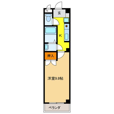 ポレール梅林の物件間取画像